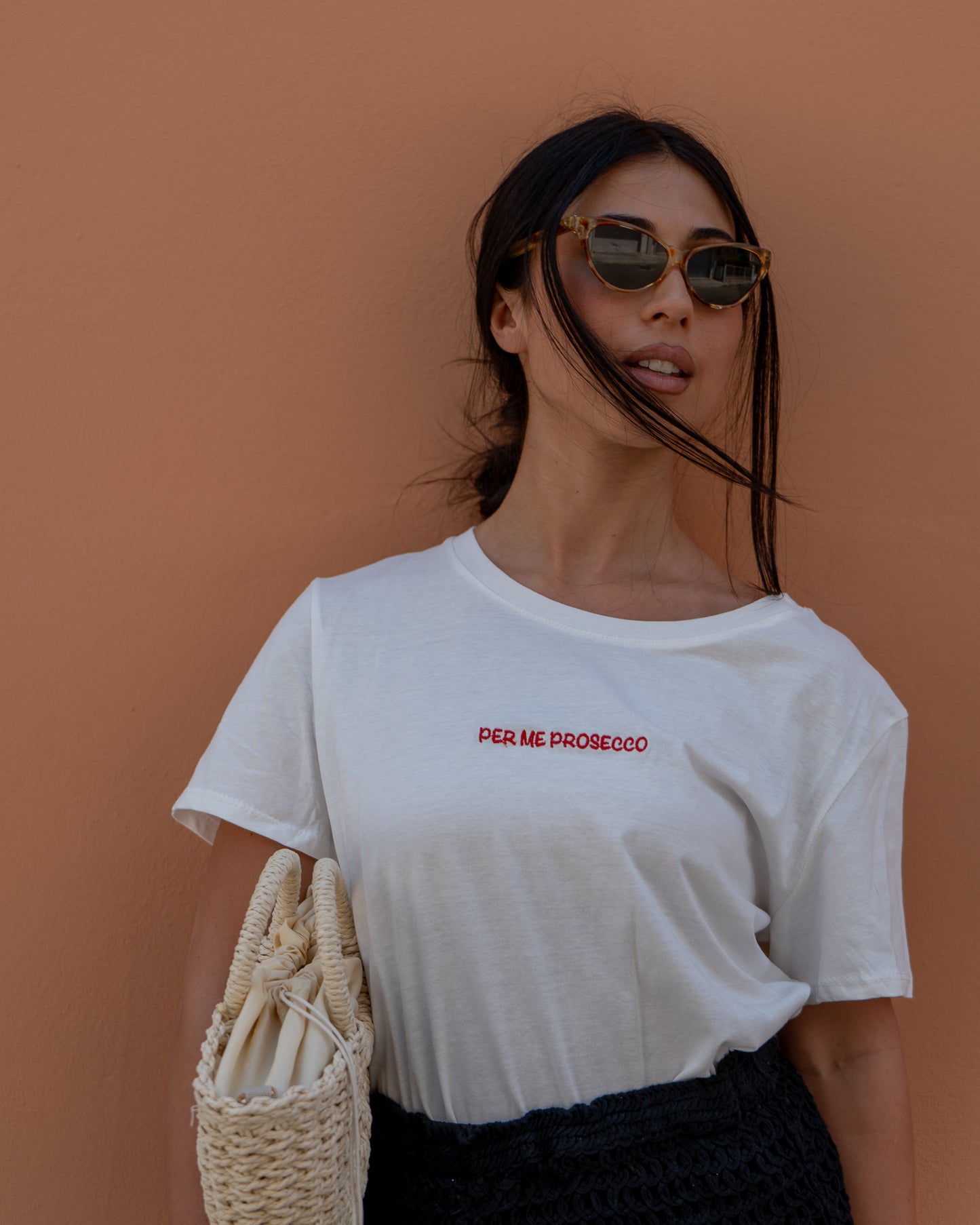 T-shirt Ricamata