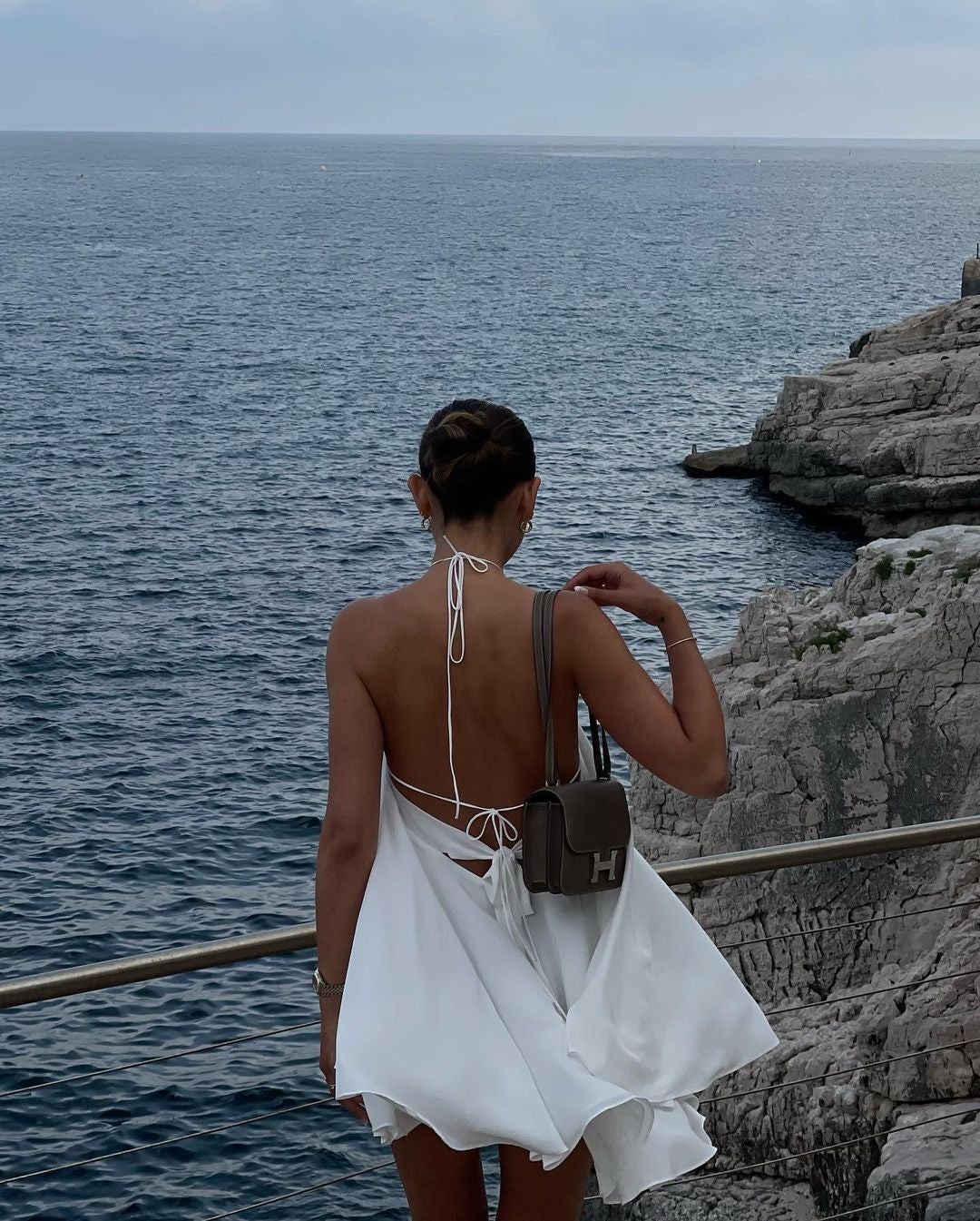 Dress Alba - Facchini Creations M / BIANCO Abbigliamento e accessori