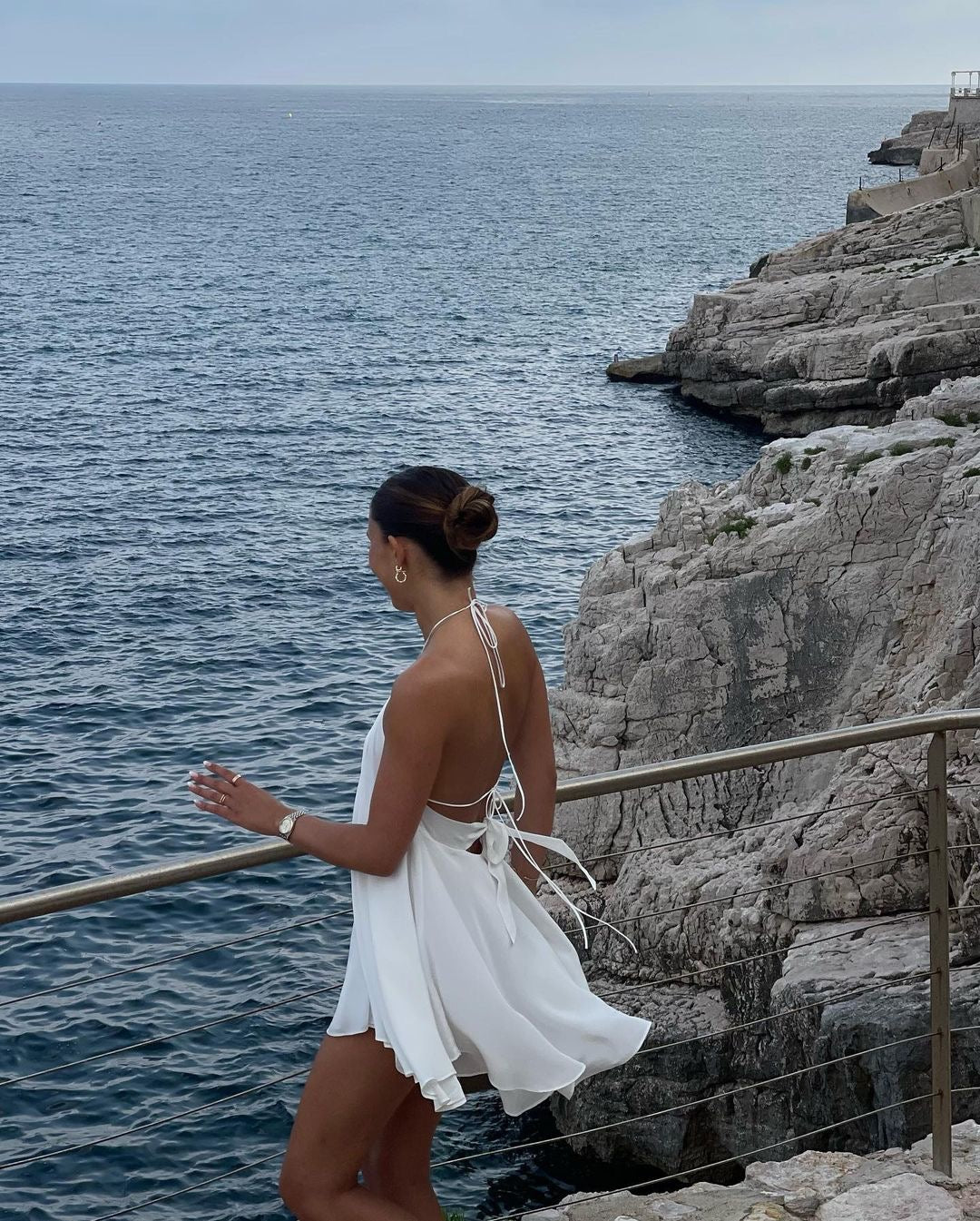 Dress Alba - Facchini Creations S / BIANCO Abbigliamento e accessori