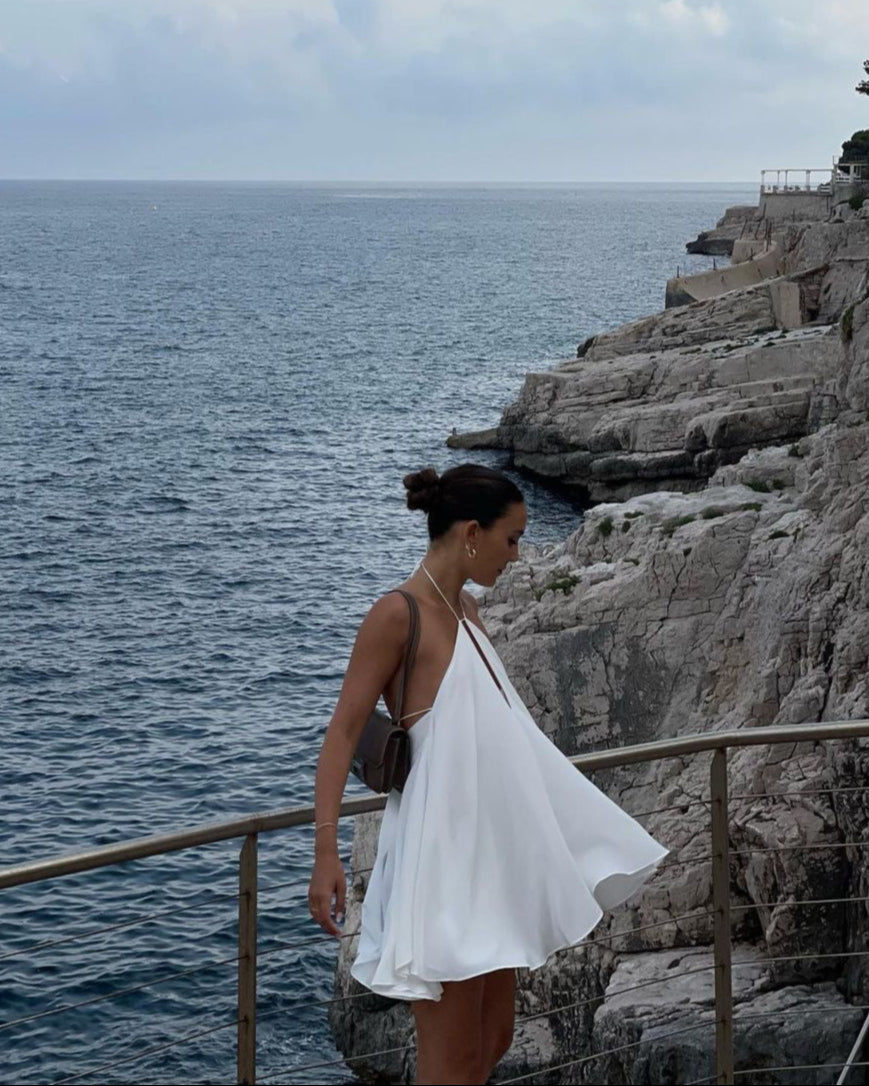 Dress Alba - Facchini Creations XS / BIANCO Abbigliamento e accessori