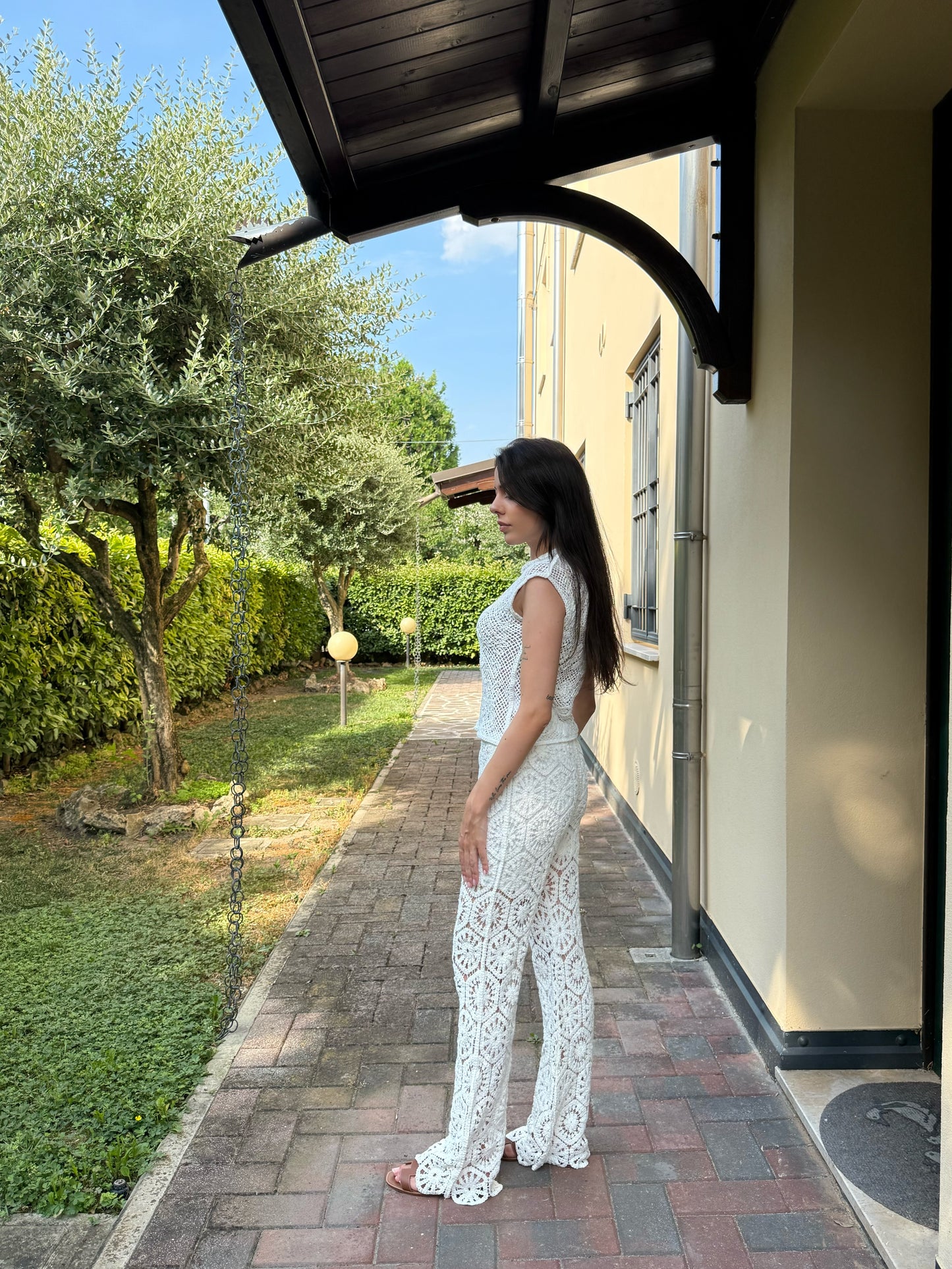 Pantalone pizzo lungo