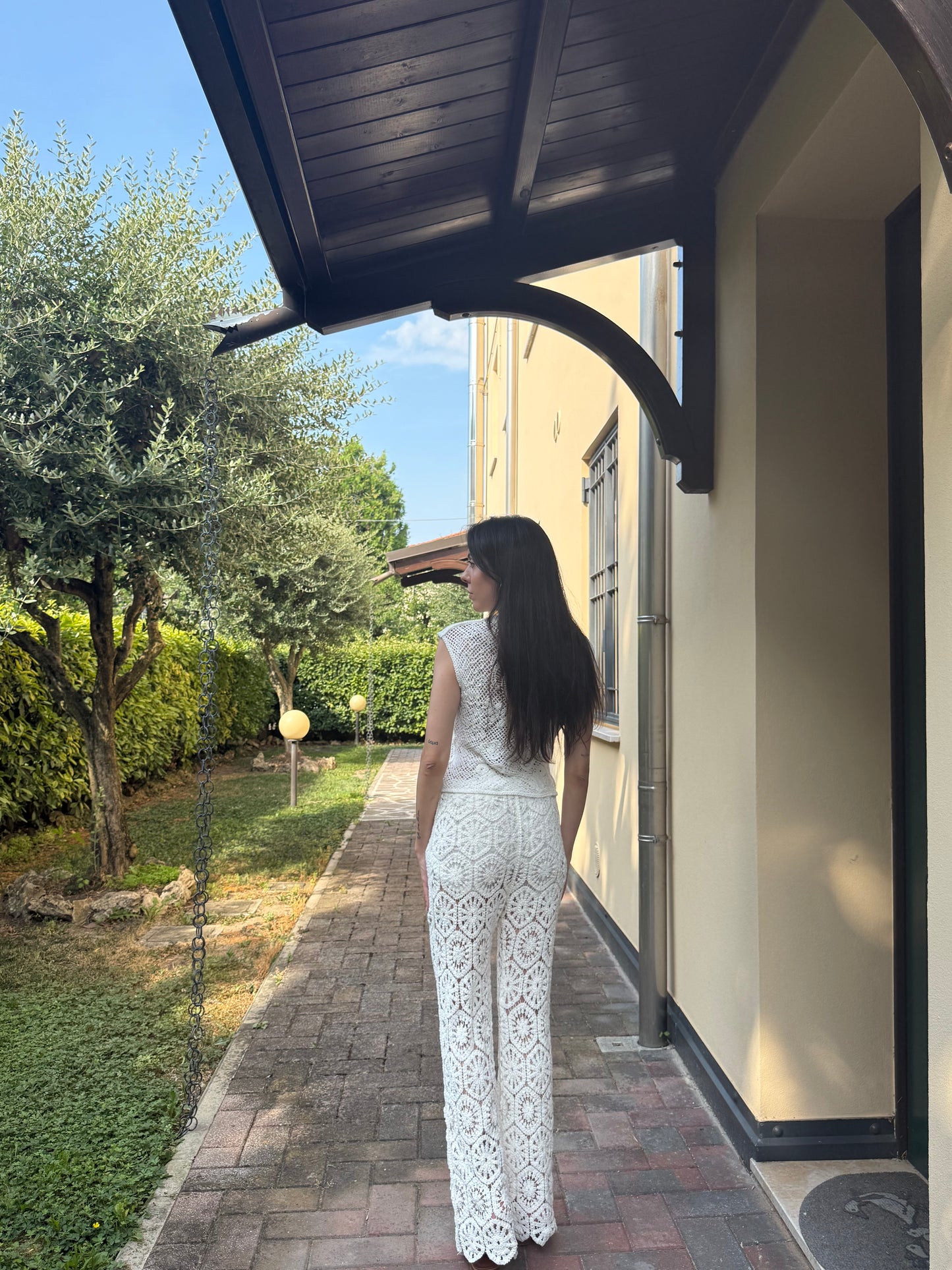 Pantalone pizzo lungo