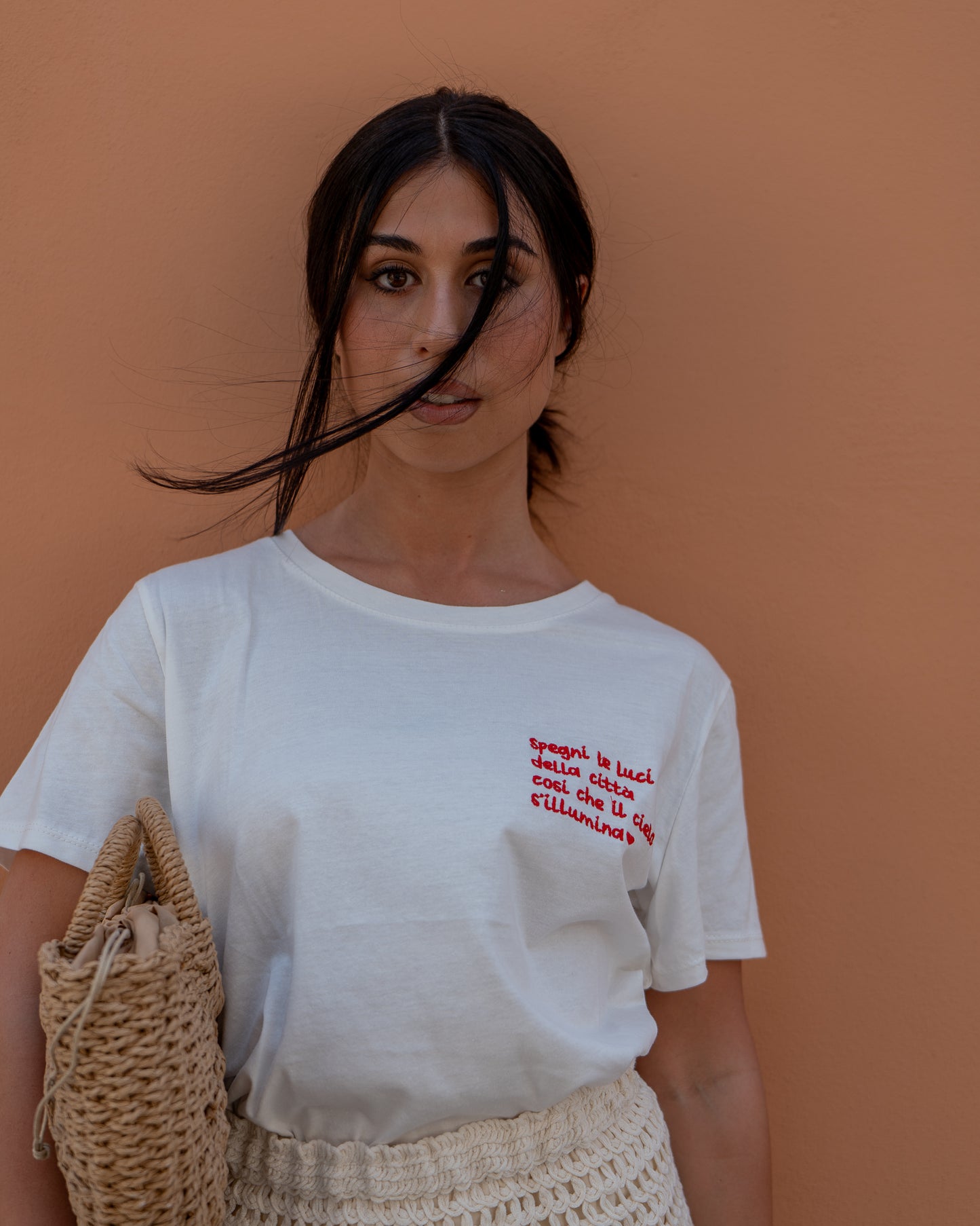 T-shirt Ricamata