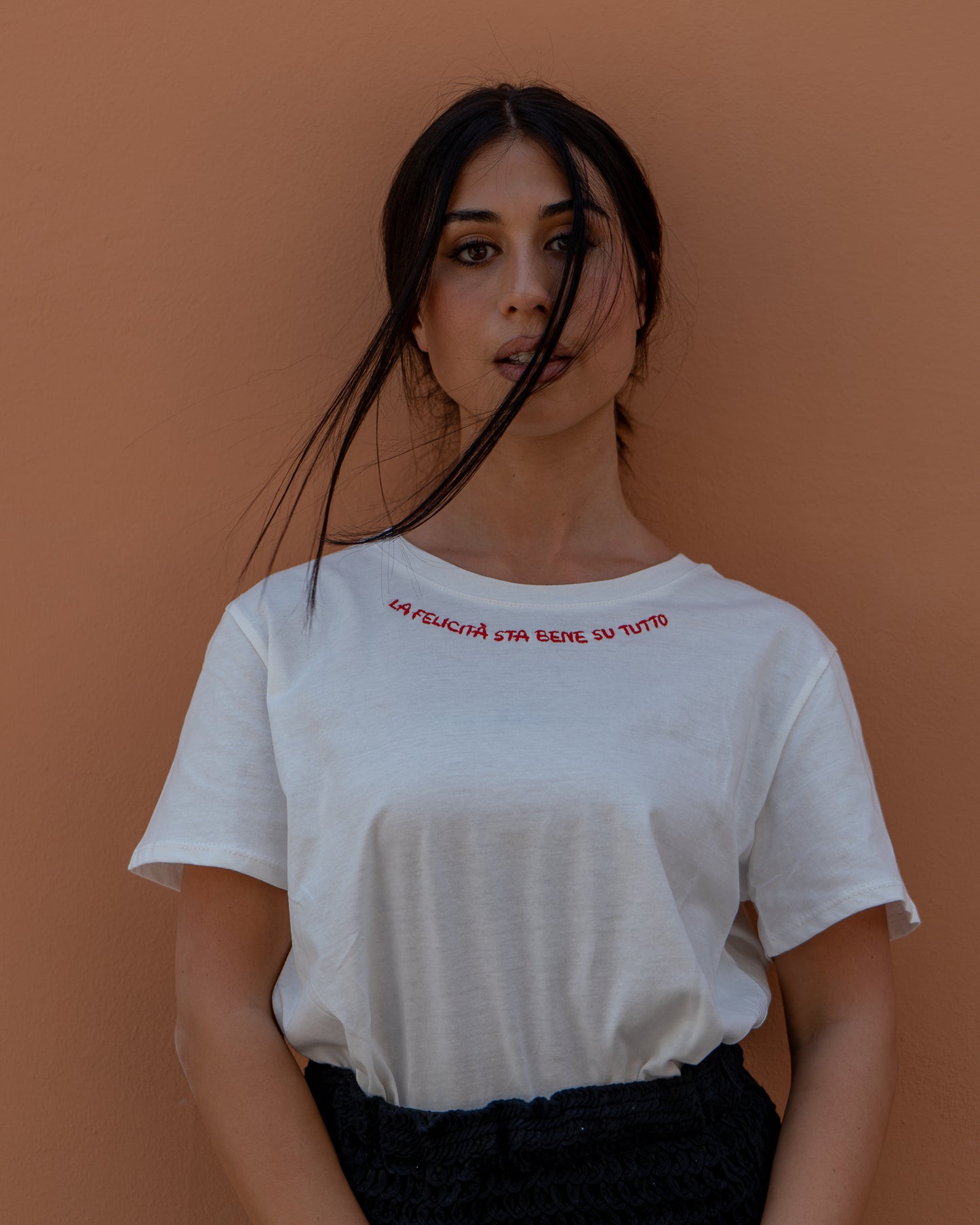 T-shirt Ricamata