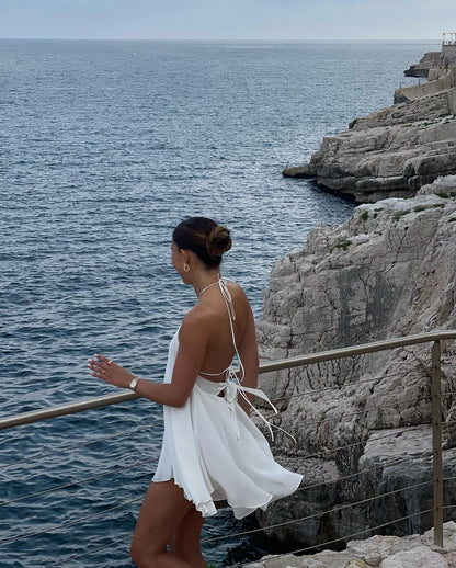 Dress Alba - Facchini Creations S / BIANCO Abbigliamento e accessori